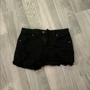 Contraband Girls Black Jean Shorts Size: 14